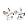 304 Stainless Steel Stud Earrings EJEW-C133-03P-2