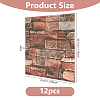 XPE Foam 3D Anticollision Wall Stickers Brick Pattern Stickers DIY-WH0591-086B-2