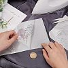 Heart with Wing Glitter Hotfix Rhinestone DIY-WH0301-41-3