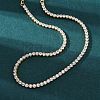 Brass Tennis Necklaces LS-NJEW-I104-13A-1