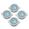 Alloy Enamel Links Connectors LS-ENAM-TAC0003-01S-06B-2