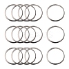 Non-Tarnish 201 Stainless Steel Linking Rings LS-X-STAS-F192-001P-03-1