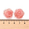 Cherry Quartz Glass Carved Pendants G-S390-03A-3