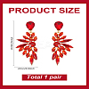 1 Pair Resin Wing Dangle Stud Earrings EJEW-LP0001-23B-2