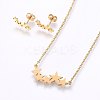 304 Stainless Steel Jewelry Sets SJEW-O090-16G-1