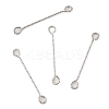 Non-Tarnish 316 Surgical Stainless Steel Eye Pins STAS-M316-01A-P-1