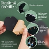 3Pcs 3 Sizes Acrylic Necklace Displays Stand Set NDIS-WH0006-12-4