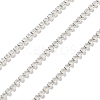 Iron Rhinestone Glass Cup Chain CH-U001-01G-2