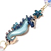 Alloy Rhinestones & Glass Charm Suncatchers HJEW-E013-01G-B-3
