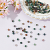 2 Strands Round Natural Indian Agate Gemstone Beads Strands G-AN0001-03-7