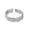 304 Stainless Steel Cuff Rings for Women RJEW-M019-15P-2