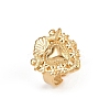 304 Stainless Steel Heart Adjustable Finger Rings for Women RJEW-A074-07G-4