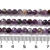 Natural Amethyst Beads Strands G-L581A-001B-3