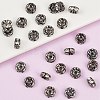 Brass Rhinestone Spacer Beads RB-A014-Z7mm-01B-2