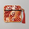 Square Cloth Jewelry Packing Pouches Drawstring Bags with Tassel ABAG-WH0032-68D-1