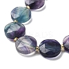 Natural Colorful Fluorite Beads Strands G-C116-A172-03-4