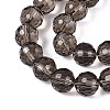 Transparent Glass Bead Strands GLAA-R095-10mm-36-3