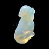 Opalite Carved Dog Figurines DJEW-F025-01F-3