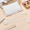 15 Yards Polyester Mesh Lace Ribbon OCOR-HY0001-37-4
