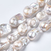 Natural Baroque Pearl Keshi Pearl Beads Strands A22R9011-01-2