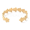 304 Stainless Steel Cuff Bangles for Women LS-BJEW-K263-05G-06-3