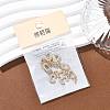 SHEGRACE Brass Micro Pave Clear Cubic Zirconia Pendants XGRQ29929-394G-C-6