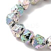Blaking Painted Natural Lava Rock Beads Strands G-B086-A01-01A-3