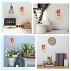Wood Animal Hanging Ornaments HJEW-WH0053-08E-7