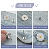 Alloy Button Pins for Jeans PURS-PW0009-01M-2