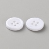 100Pcs 2-Hole Resin Buttons BUTT-WH20005-08B-3