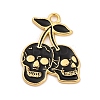 Halloween Theme Alloy Enamel Pendants ENAM-N056-225H-G-1