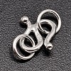 Sterling Silver S-Hook Clasps STER-F014-01B-1