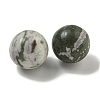 Natural Peace Jade Round Ball Figurines Statues for Home Office Desktop Decoration G-P532-02A-14-2