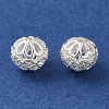 Rack Plating Brass Pave Cubic Zirconia Beads KK-M285-32B-S-2