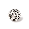 Tibetan Style Hollow Out Alloy European Beads TIBE-Q090-48AS-2