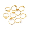 Brass Pad Ring Base Findings EC022-G-2