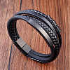 Men's Imitation Leather Bracelets WG92BDC-01-2
