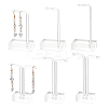   2Sets 2 Style T Bar Earring Acrylic Displays Sets EDIS-PH0001-08-1