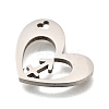 201 Stainless Steel Pendants STAS-A116-01P-09-2