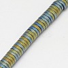 Electroplate Non-magnetic Synthetic Hematite Beads Strands G-J164B-3mm-08-3