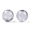 Transparent Blow High Borosilicate Glass Globe Beads X-GLAA-T003-09G-2
