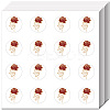 8 Sheets Plastic Waterproof Self-Adhesive Picture Stickers DIY-WH0428-080-1