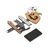 Halloween Wood Sign Pumpkin Ornament DJEW-M016-01B-3