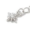 Rhodium Plated S925 Sterling Silver Chain Extender STER-R003-05P-2