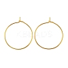 Brass Wine Glass Charm Rings Hoop Earrings X-EC067-2G-3