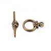 Tibetan Style Alloy Toggle Clasps LS-MLF1075Y-1