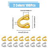 200Pcs 2 Bag Brass Links FIND-FH0009-60A-2