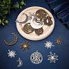72Pcs 18 Style Tibetan Style Alloy Pendants TIBEP-SC0002-23-4