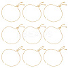 Brass Slider Bracelets Making MAK-UN0001-06G-1