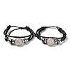Natural Rose Quartz Multi-strand Bracelets BJEW-Q337-01E-1
